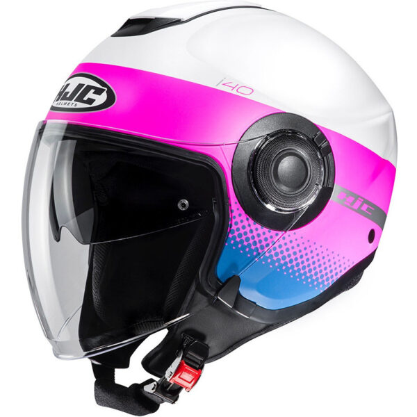 KASK HJC I40 UNOVA WHITE/PINK ROZM. M