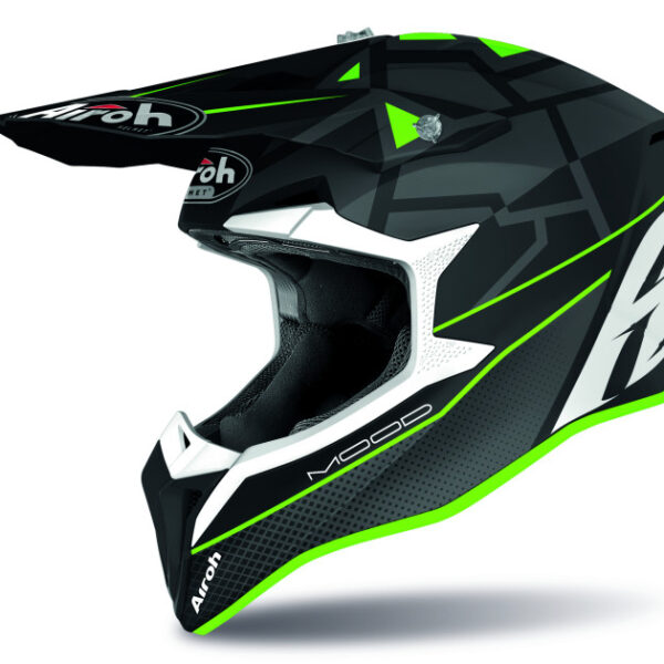 KASK AIROH WRAAP MOOD GREEN MATT ROZM. M