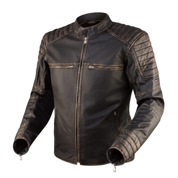 MOTOCYKLOWA KURTKA SKÓRZANA REBELHORN HUNTER PRO VINTAGE ROZM. M