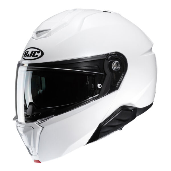 KASK SZCZĘKOWY HJC I91 SOLID PEARL WHITE ROZM. S